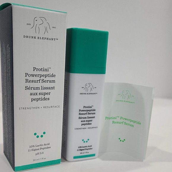 BNIB ✅ Drunk Elephant PROTINI POWERPEPTIDE Resurfacing Serum✨ BNIB - Picture 4 of 11